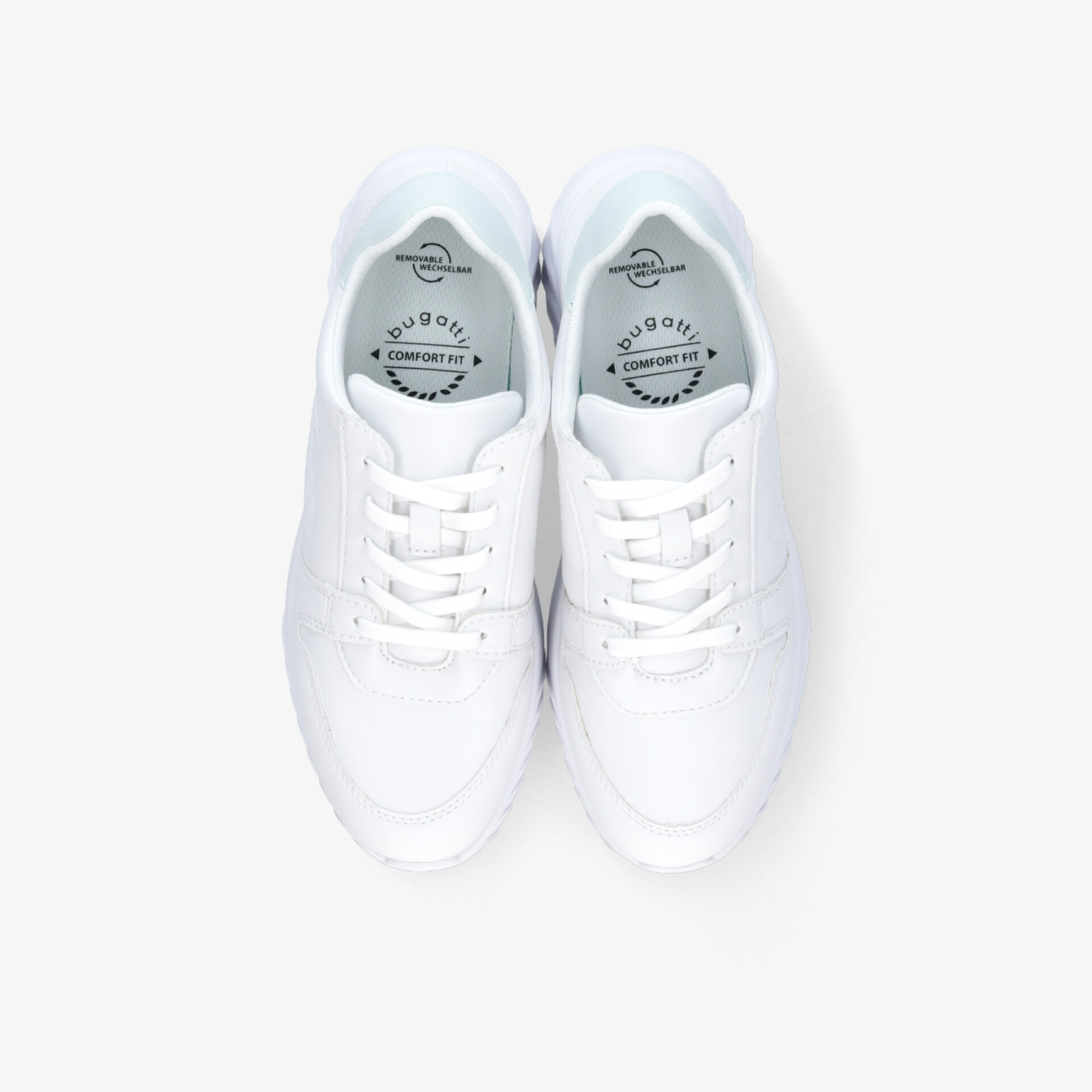 bugatti Damen Sneaker Low weiß