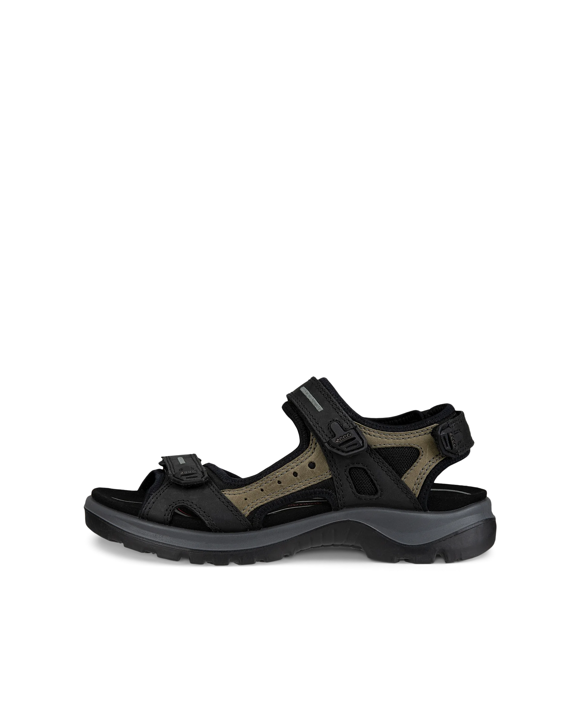 ECCO OFFROAD Damen Trekkingsandale aus Nubukleder Schwarz
