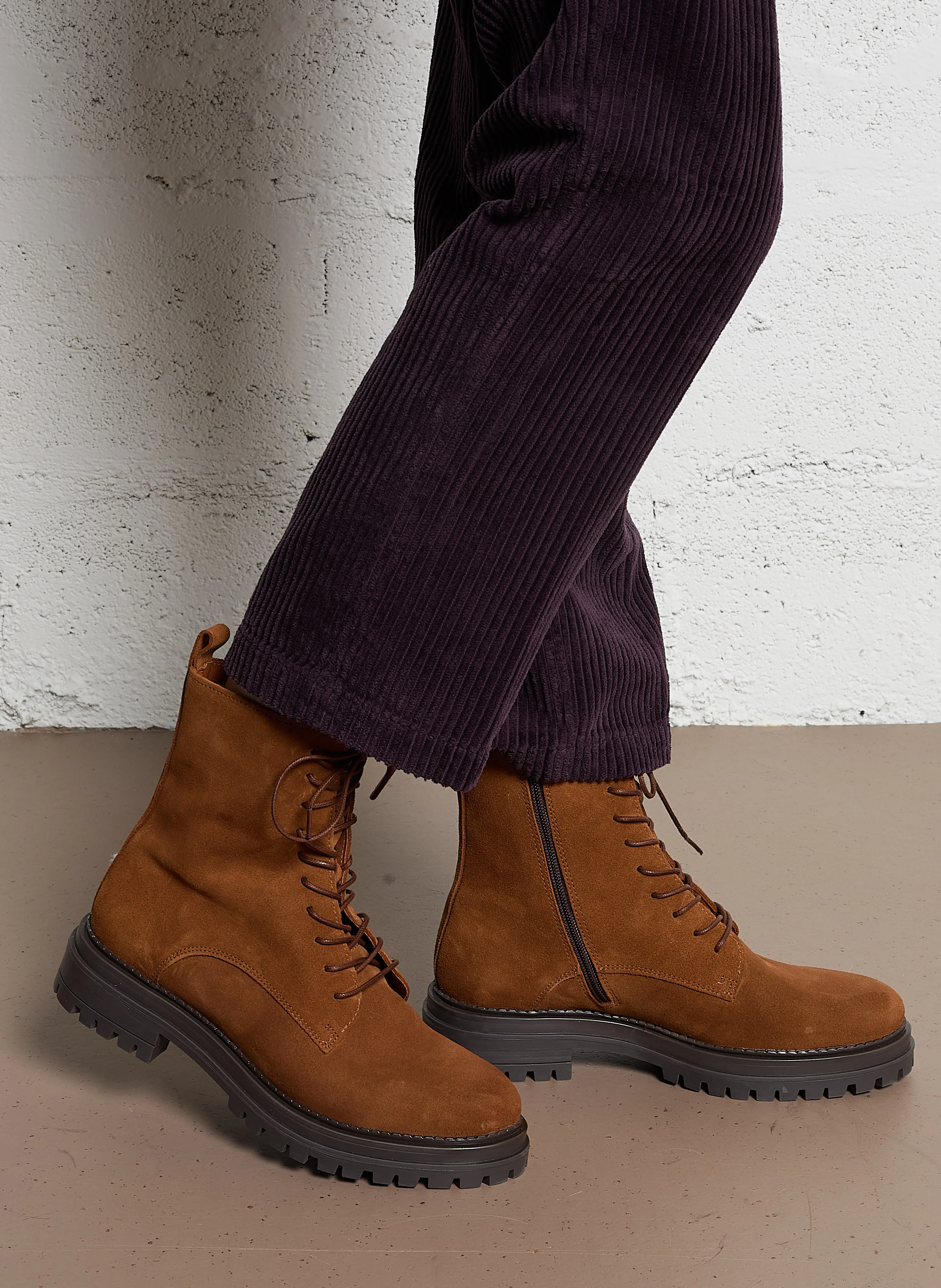KLARINE - Bottines en cuir | Marron