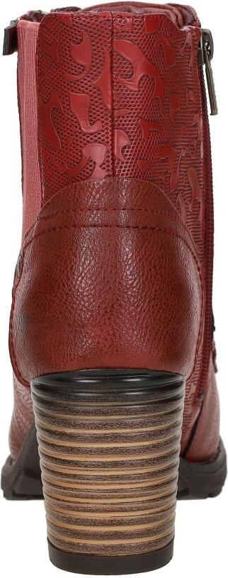 Mustang Veterschoenen Hak Veterschoenen Hak Rood