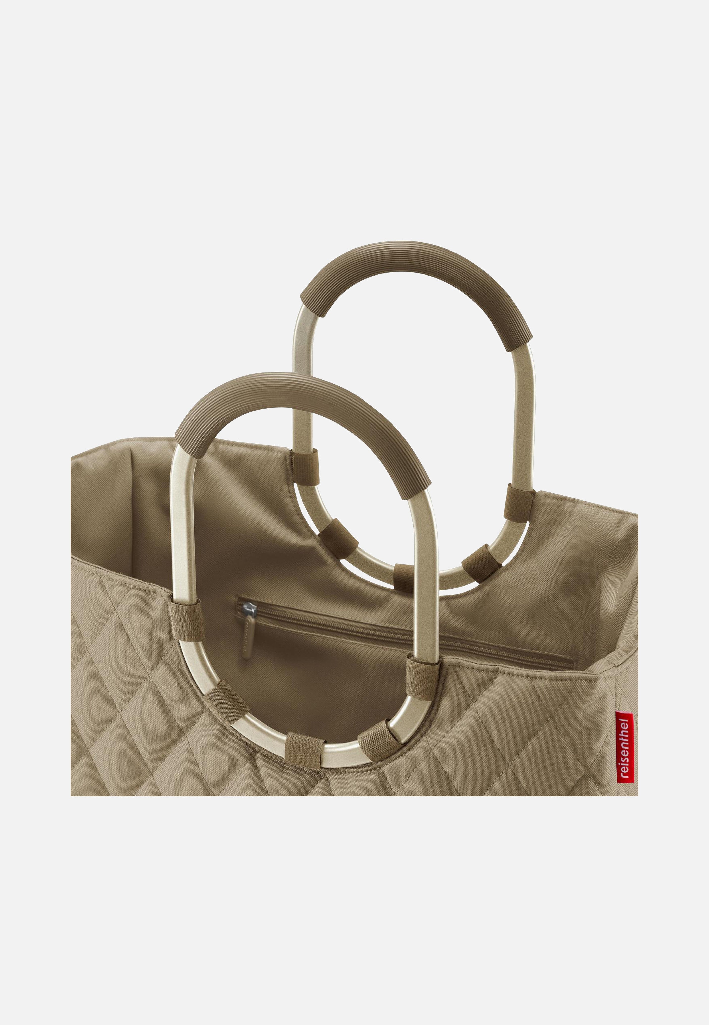 loopshopper L Rhombus Olive - Einkaufskorb