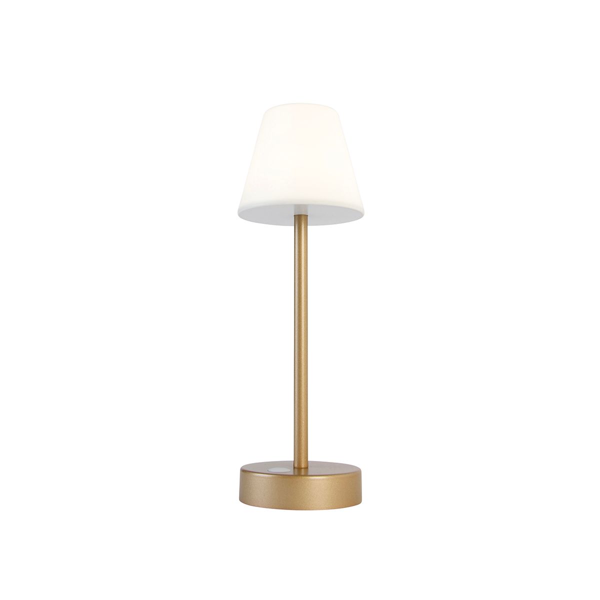 Tafellamp messing incl. LED oplaadbaar met touch dimmer - Renata