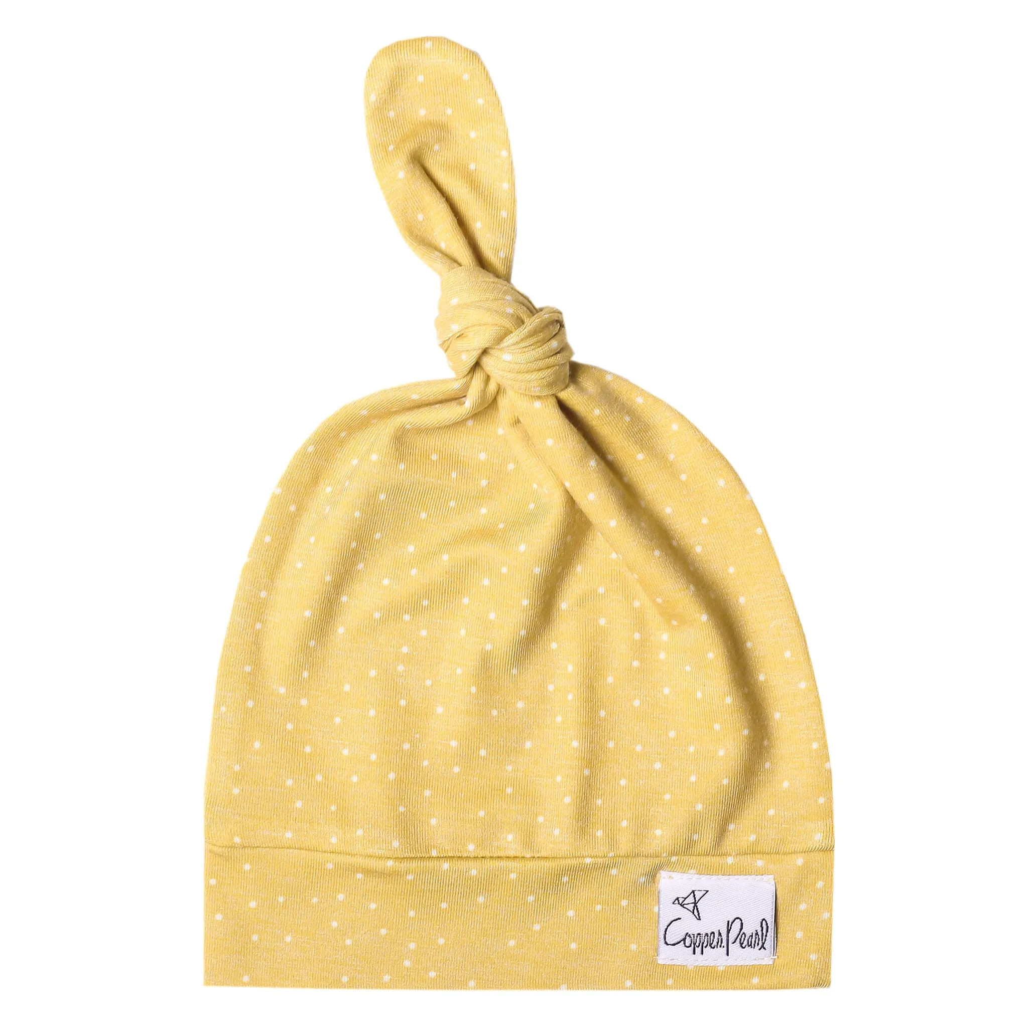 Copper Pearl Chapeau 0-4mois - Jaune Marigold