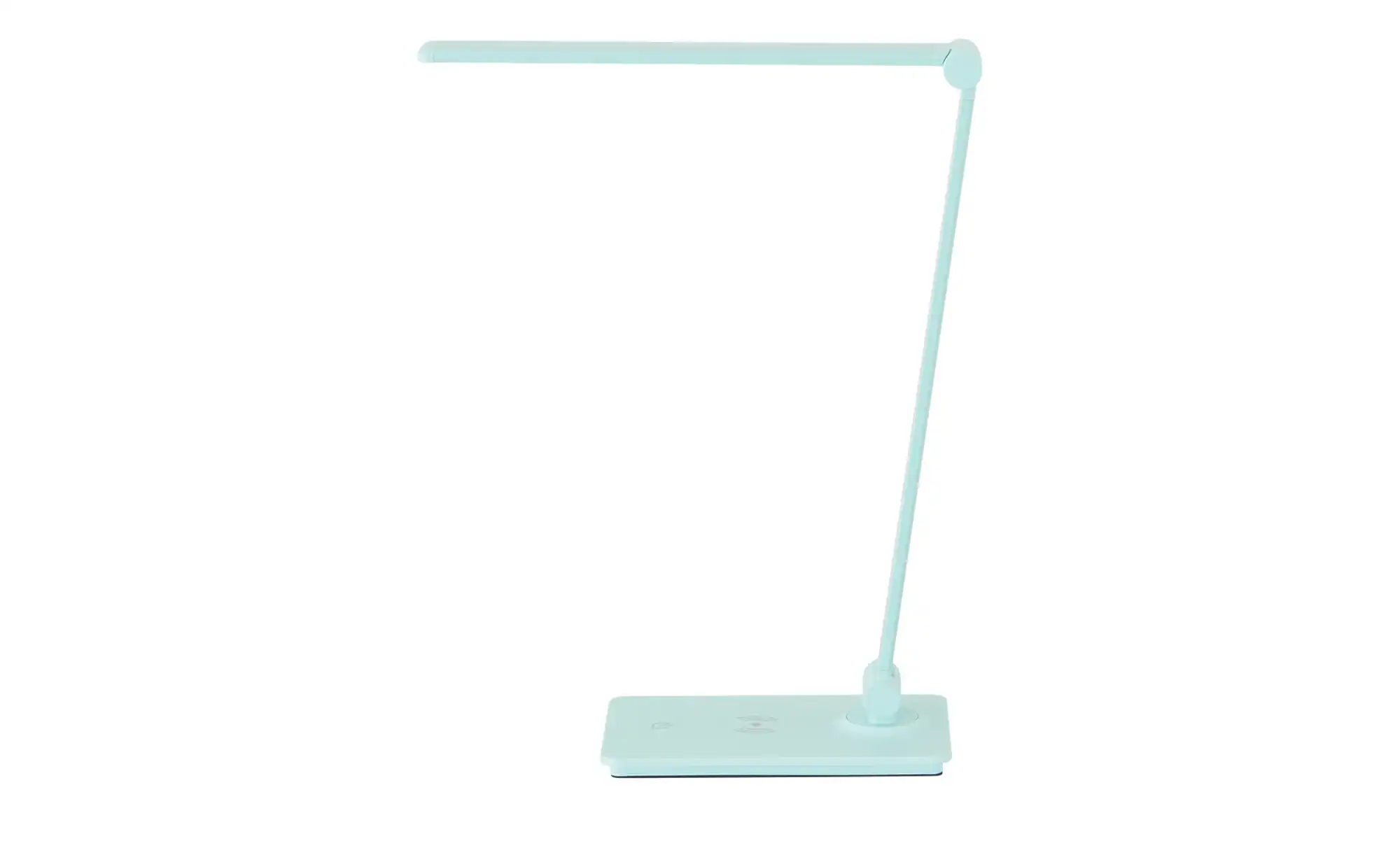 KHG LED-Tischleuchte, blau mit Qi-Charger
