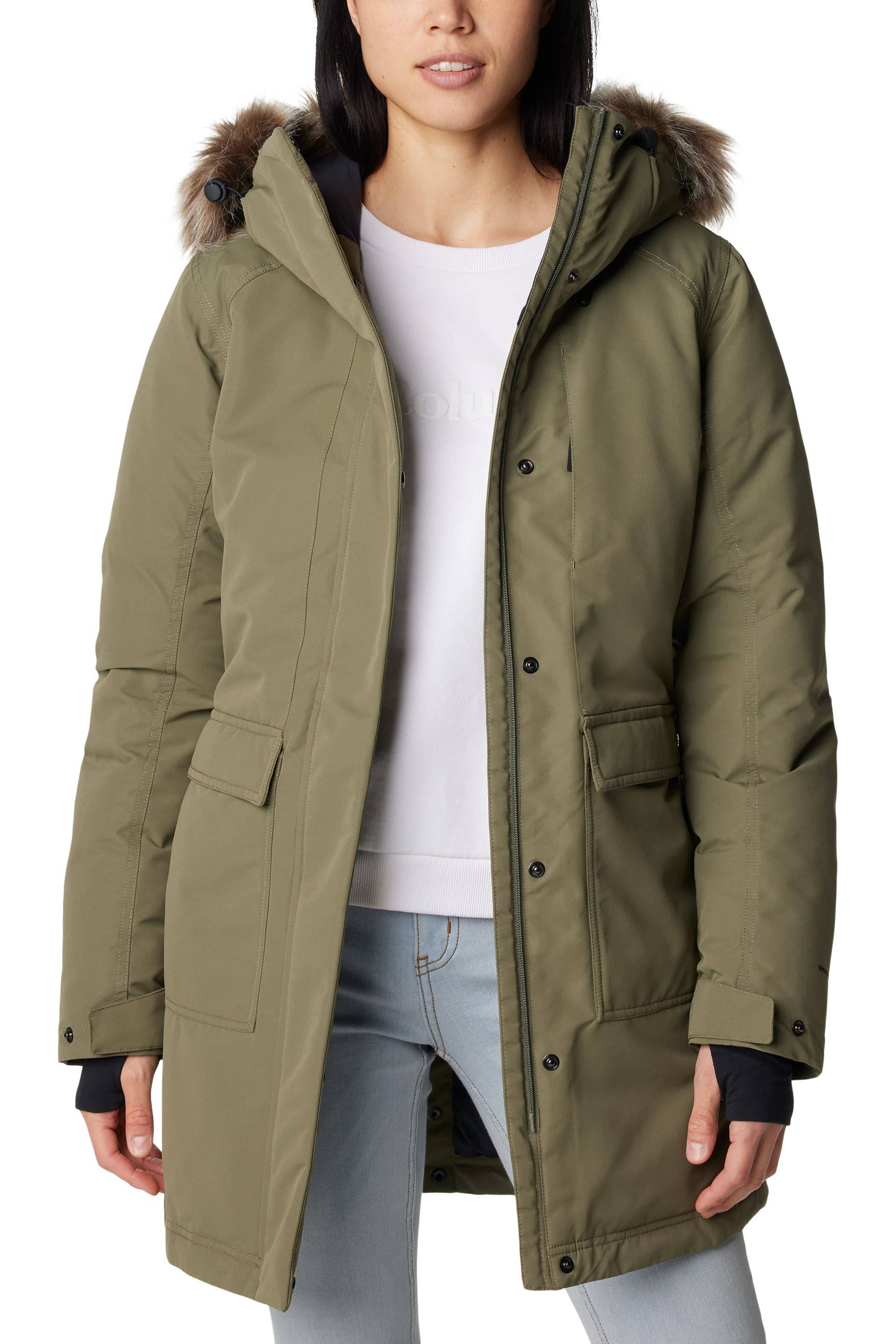 Columbia outdoor jas Little Si II Insulated olijfgroen