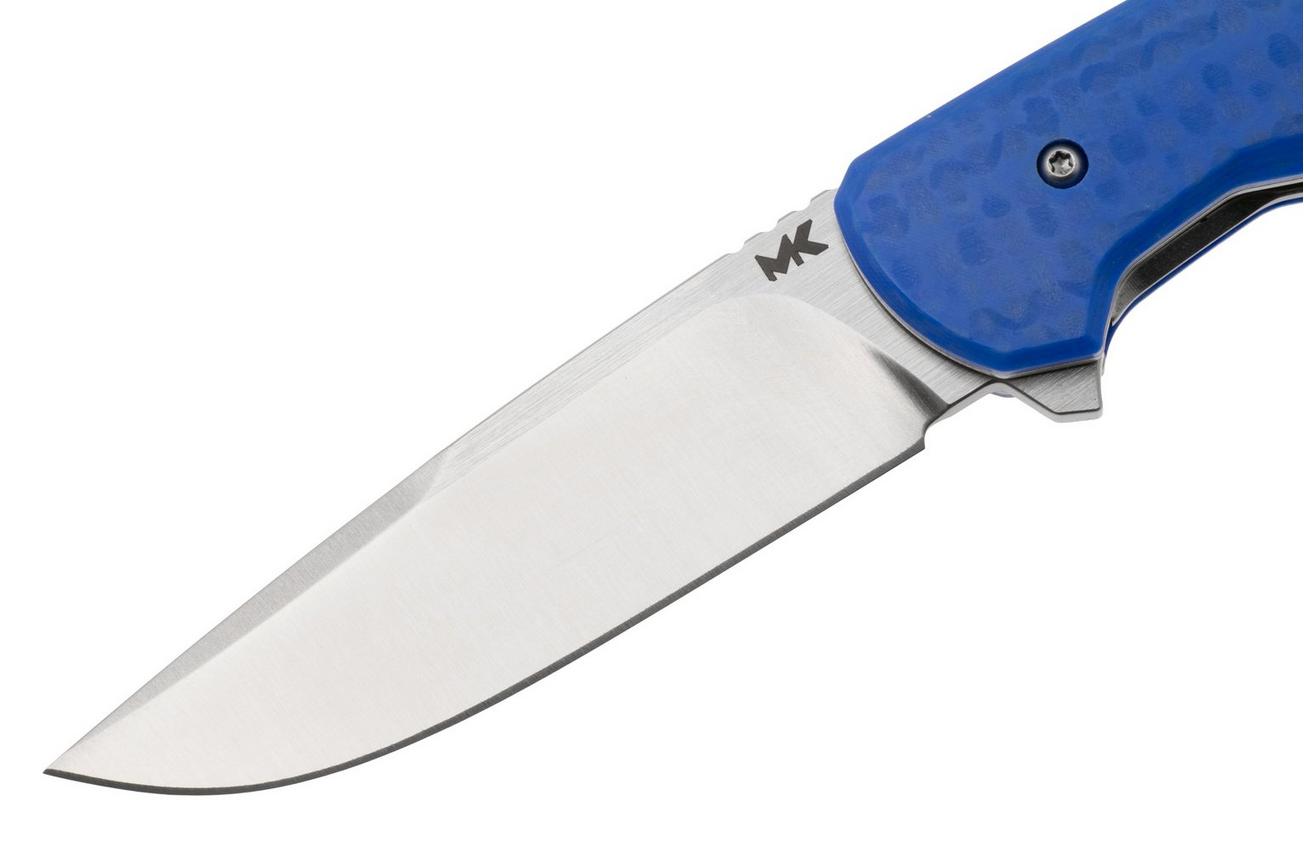 MK Knives & Tools Humbler Skyline 02F.BP002, Satin CPM MagnaCut, Blue CarbonTex G10 zakmes