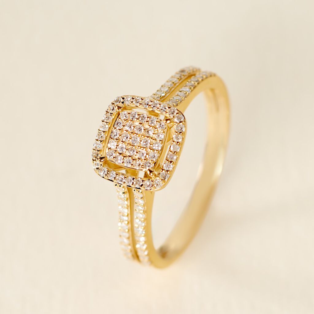 Bague Zenaba Or Jaune Diamant