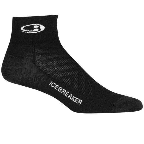 Chaussette running ICEBREAKER W RUN+ ULTRALIGHT MINI BLACK/SNOW