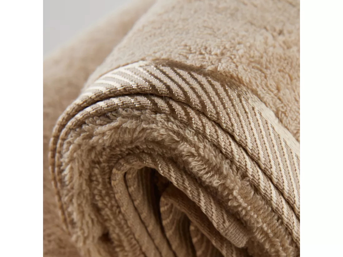 Serviette de Bain en Bambou Beige 50x90 cm