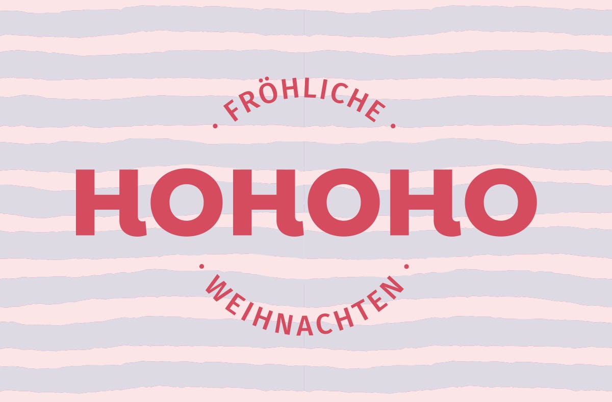 Flexibles Geschenk HoHoHo