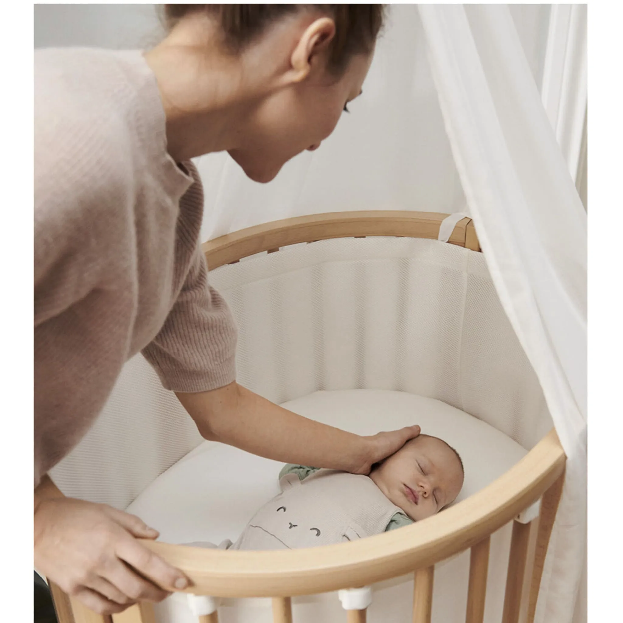 Stokke Mini Couchette Stokke® Sleepi™ V3 avec Matelas - Naturel