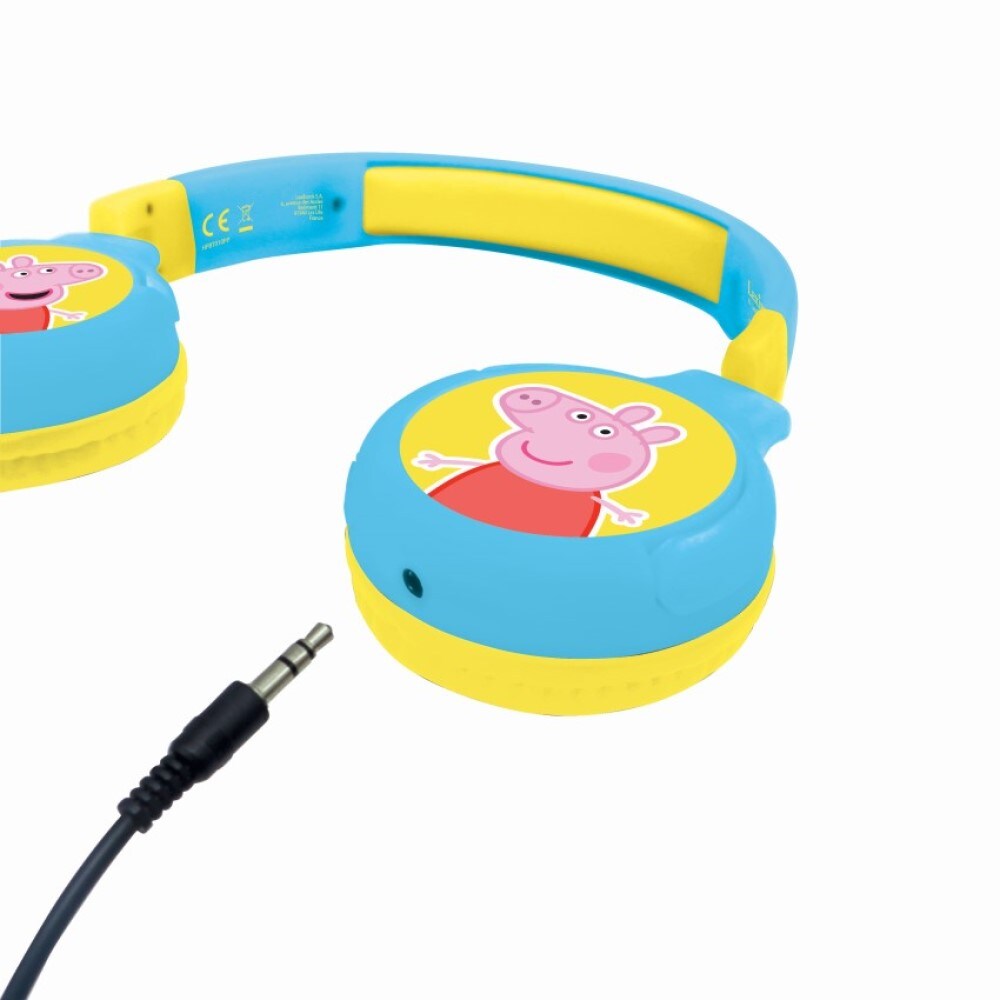 Faltbare Kopfhörer Peppa Wutz 2in1 Bluetooth® und Kabelanschluss