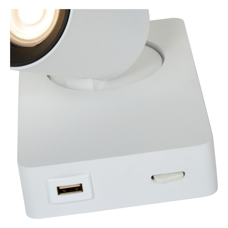 Lucide Nigel 1 wandlamp LED zwart