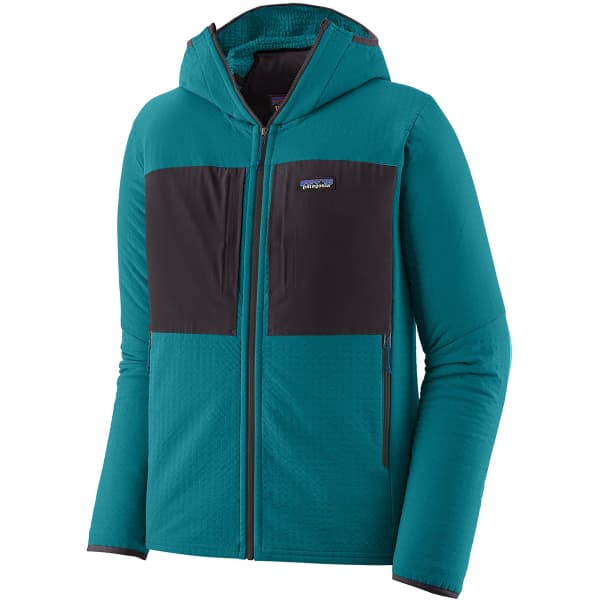 Veste polaire randonnée PATAGONIA M'S R2 TECHFACE HOODY BELAY BLUE