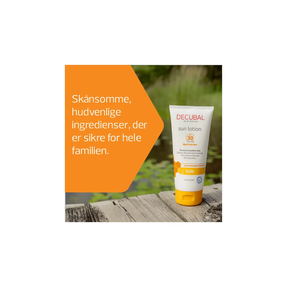 Decubal Sun Lotion SPF 30 - 180 ml.