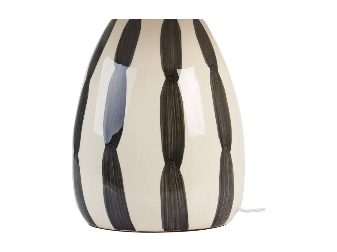 Lampe à poser LUCHETTI Céramique Noir