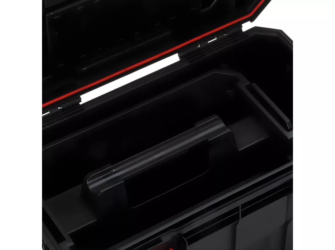 Prolenta Premium - Boîte à outils Noir et rouge 45x28x26,5 cm