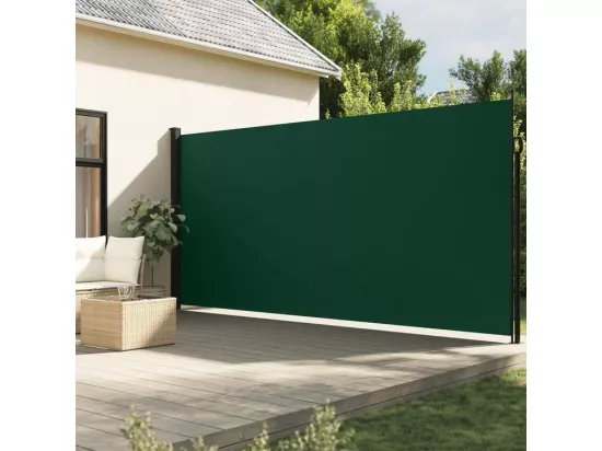 Auvent latéral rétractable vert foncé 220x300