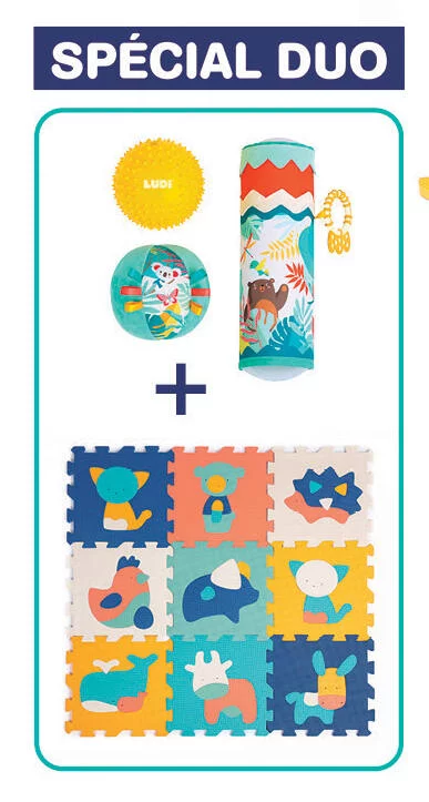 COFFRET SENSORIEL - 9 DALLES ANIMAUX