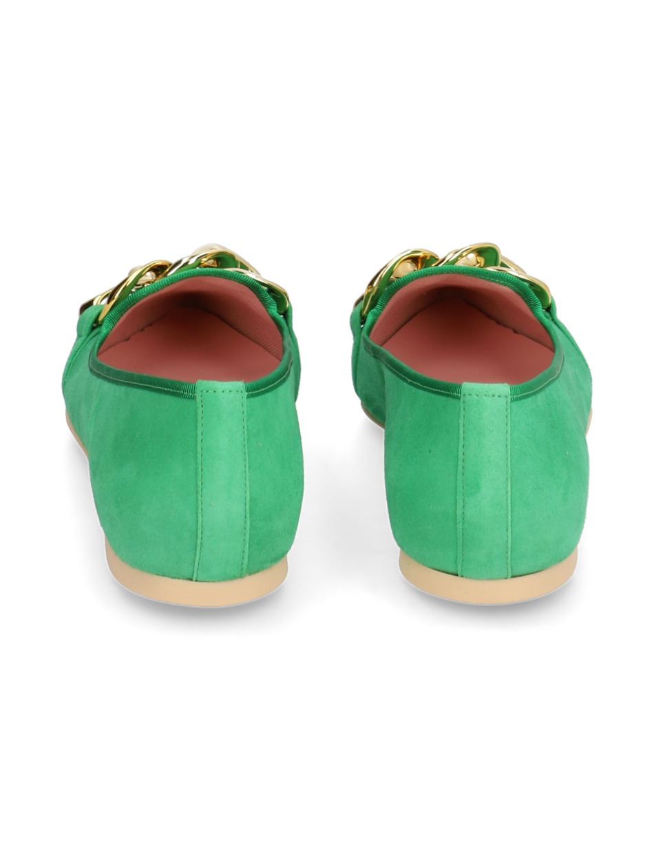 Veloursleder Ballerina