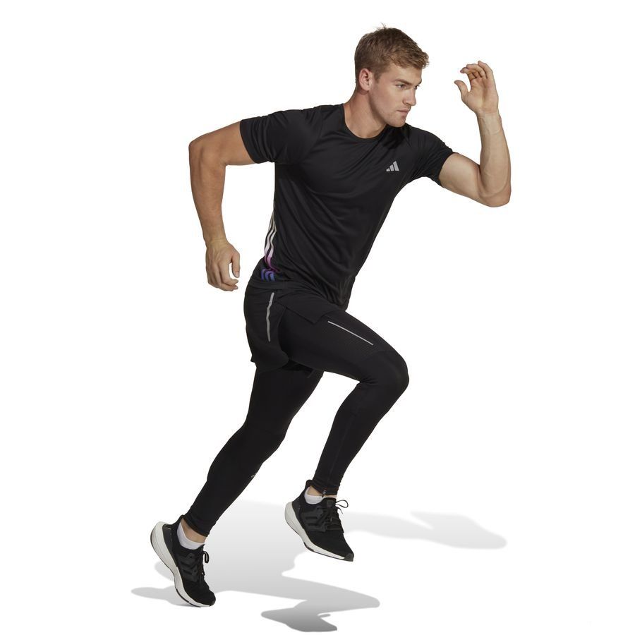 adidas T-shirt Running Run Icons - Noir