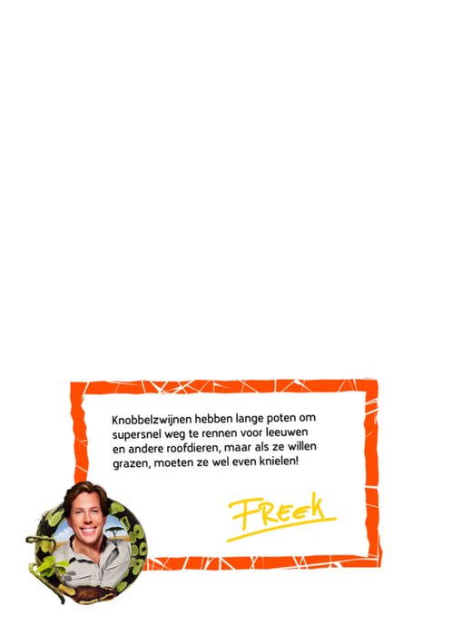 Freek Vonk | Verjaardagskaart | Feestvarken