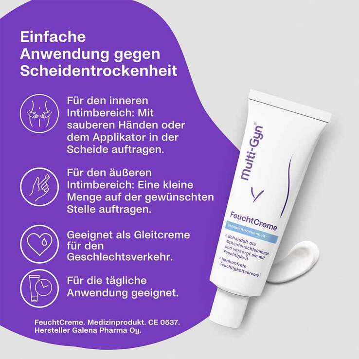 Multi-Gyn Feuchtcreme mit Applikator, 50 g
