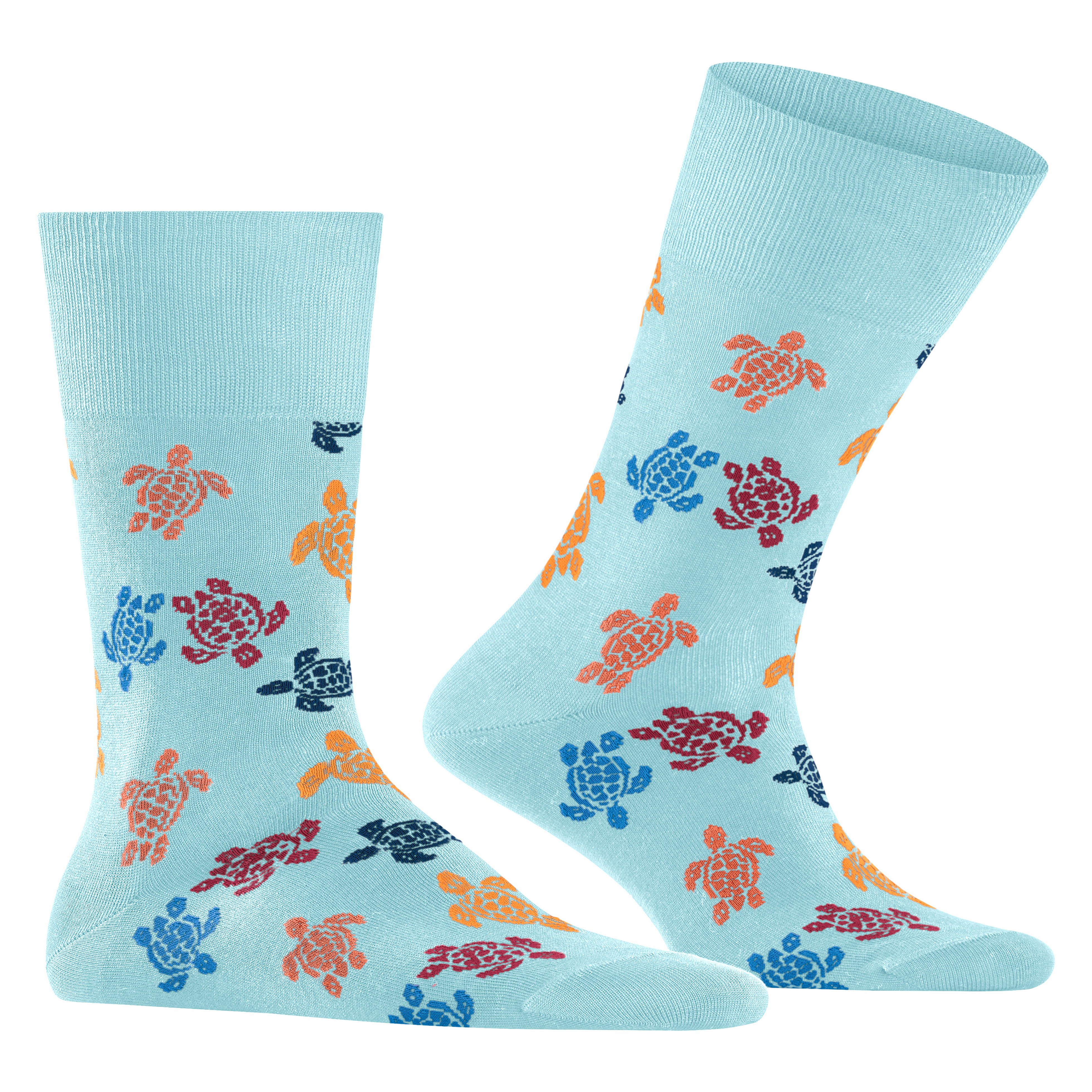 Chaussettes homme Rondes des Tortues Multicolores | Vilebreauin