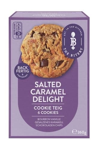 The Bitery Salted Caramel Delight Cookie Teig
