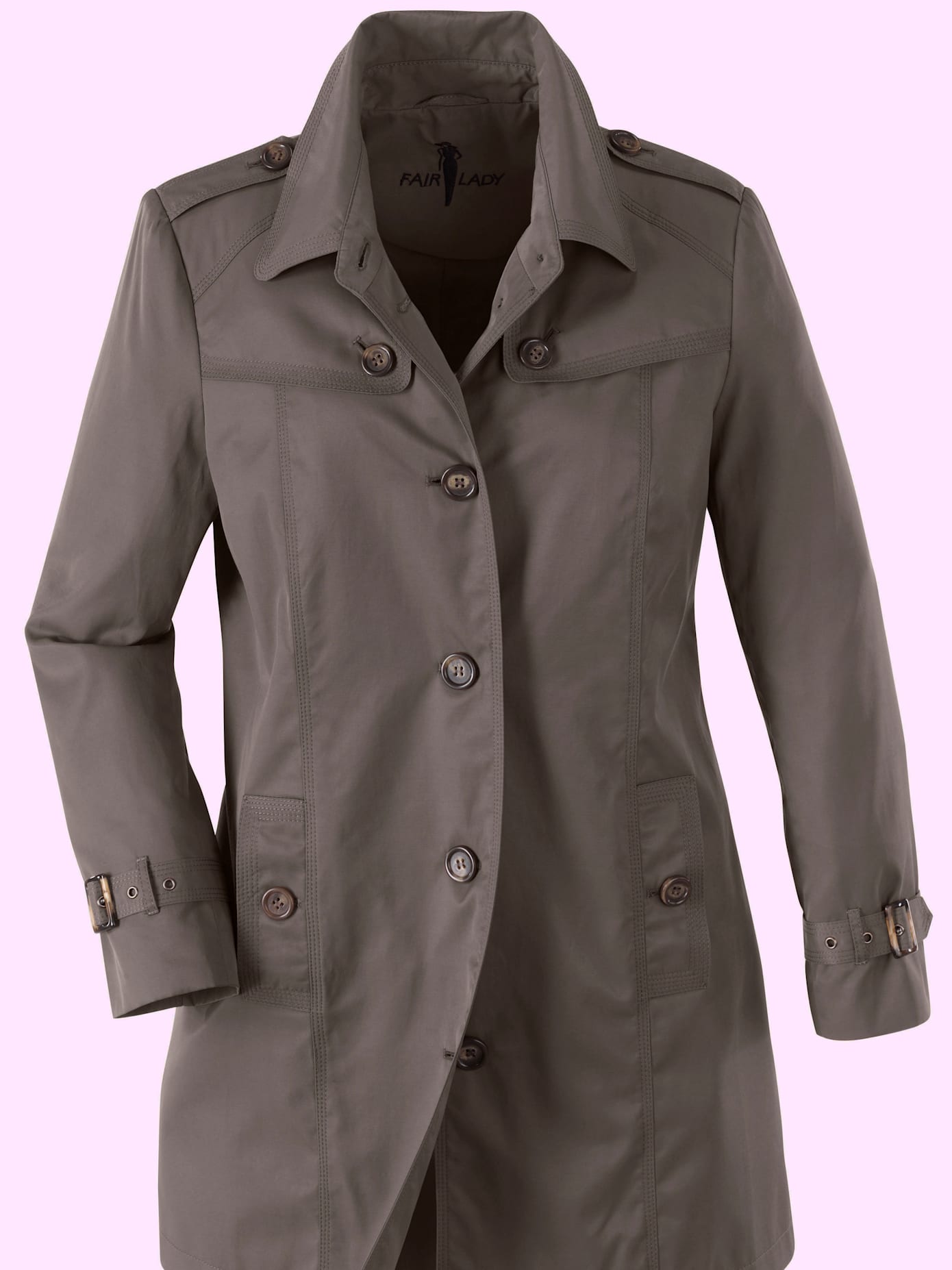 Manteau court avec coton