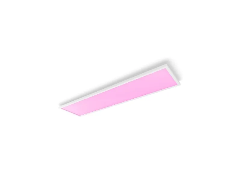 Philips Hue White and Color Ambiance Surimu - Loftslyspanel - LED - 1200 x 300 mm - 60 W (tilsvarende 100 W) - 16 millioner farver/varmt til køligt hvidt lys - 2000-6500 K - rektangel - hvid
