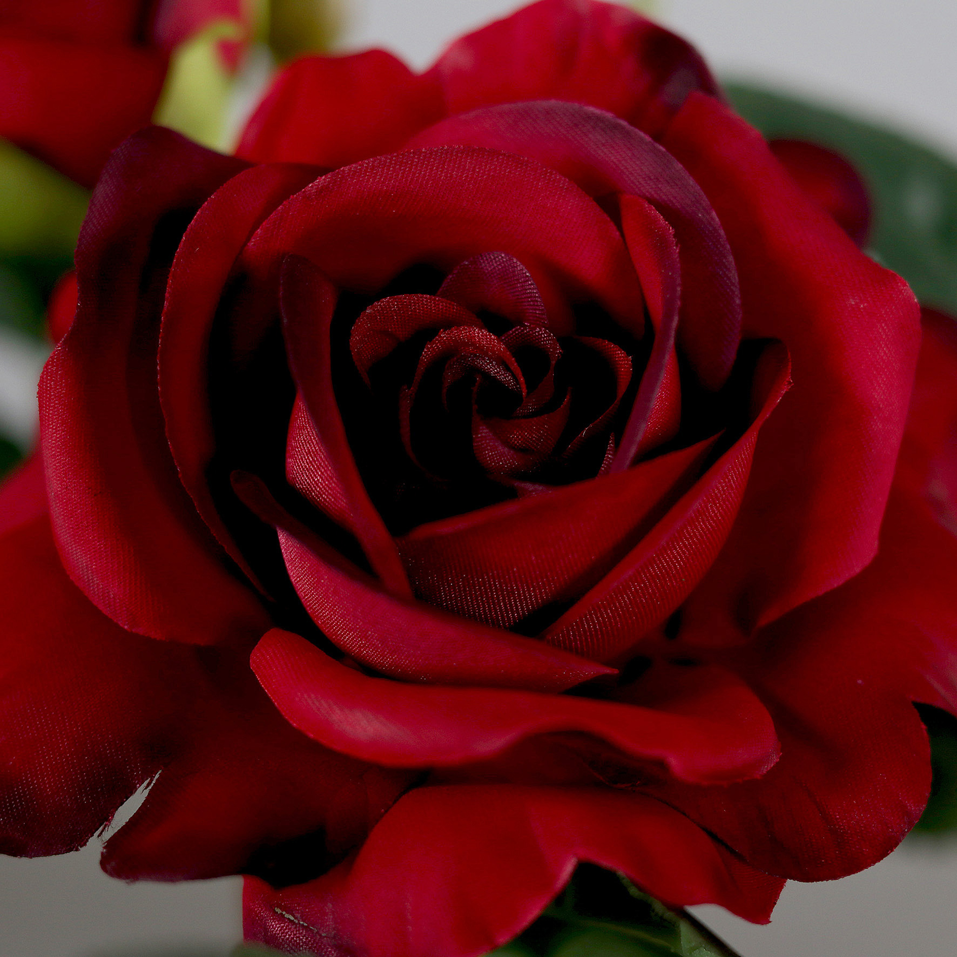 Rose im Topf - sortiert - Kunstpflanze