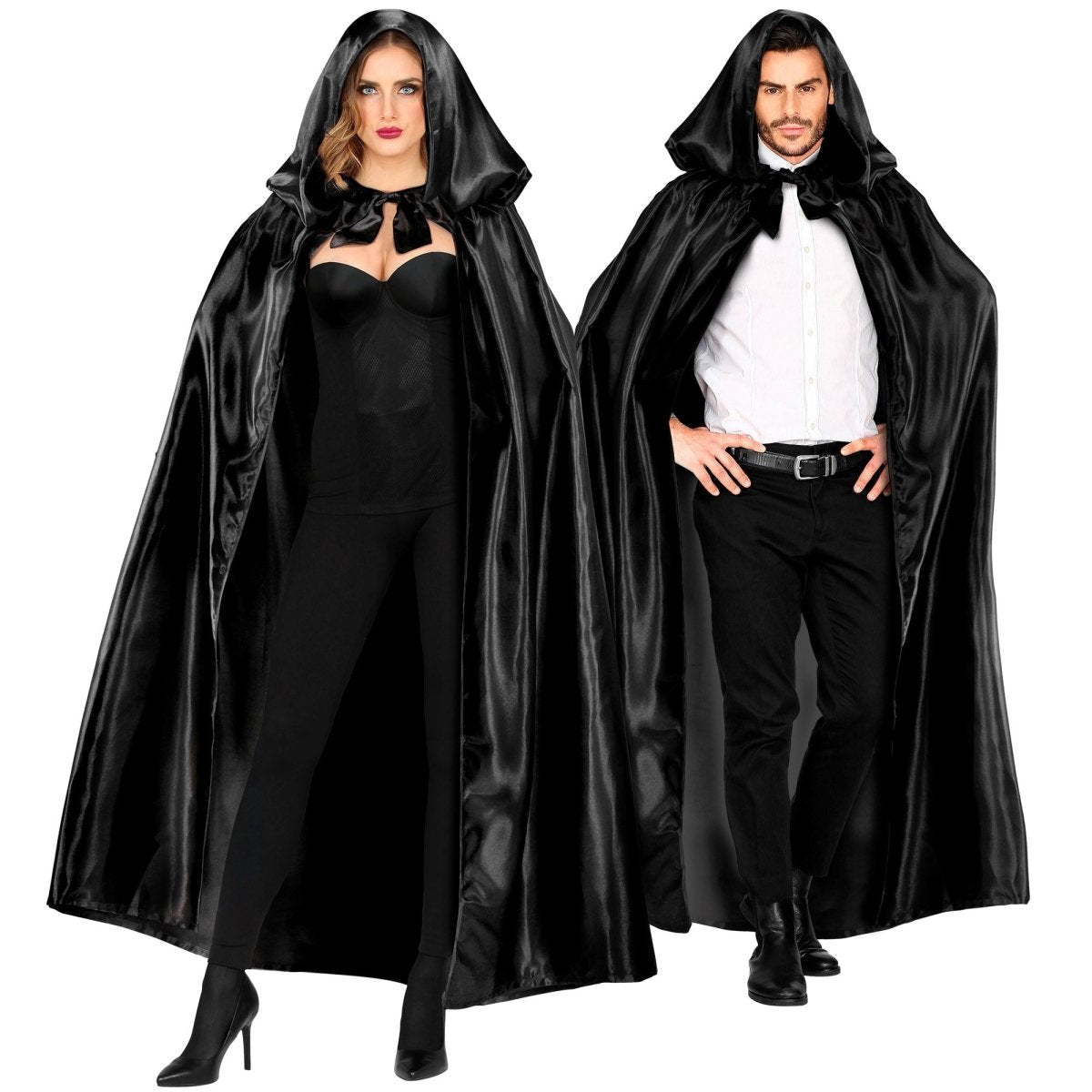 Halloween Cape Zwart 1,52m