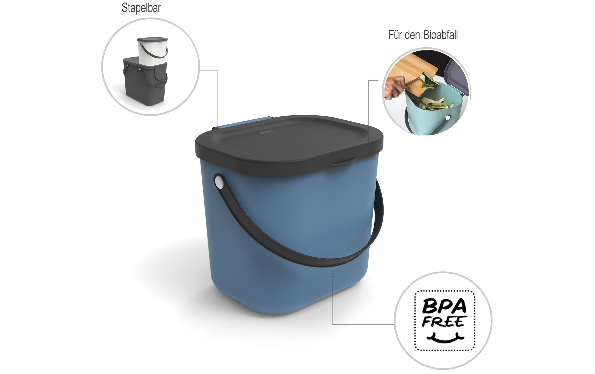 ROTHO Mülltrennsystem »6L Albula« 1 Behälter