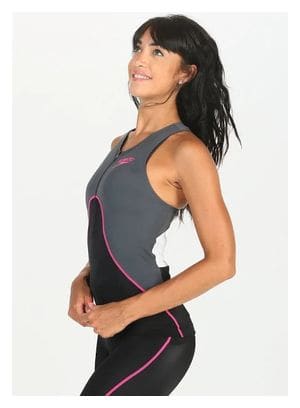 Débardeur Femme Speedo Singlet Proton Noir Rose