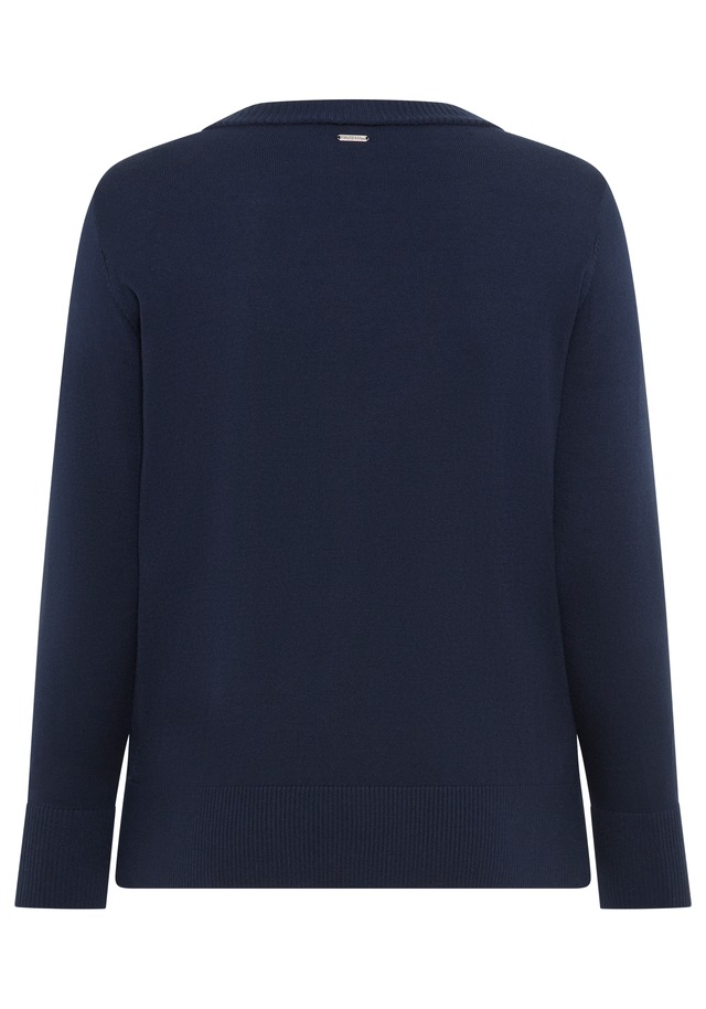 Laura Scott CURVE Strickpullover , figurumspielend, mit V-Ausschnitt - GROSSE GRÖSSE