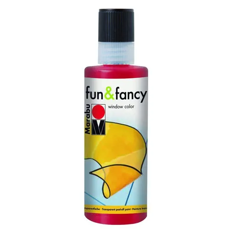 Marabu Window Color fun & fancy rubinrot, 80 ml
