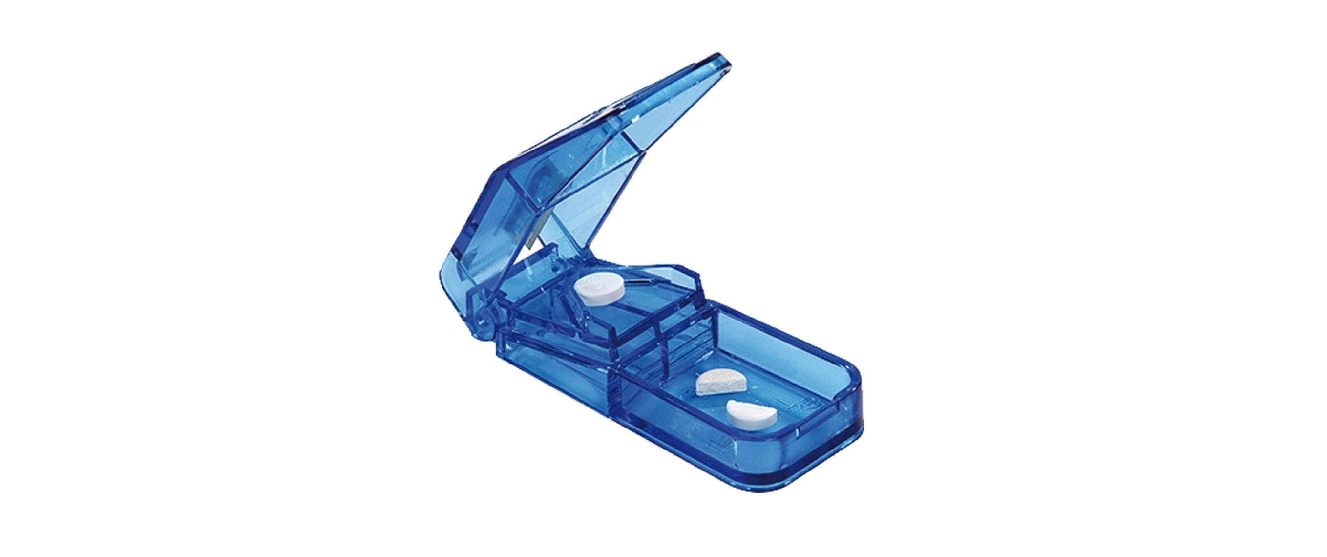 Tablettenteiler blau 1 StückFür eine exakte und saubere Teilung von Pillen und Tabletten