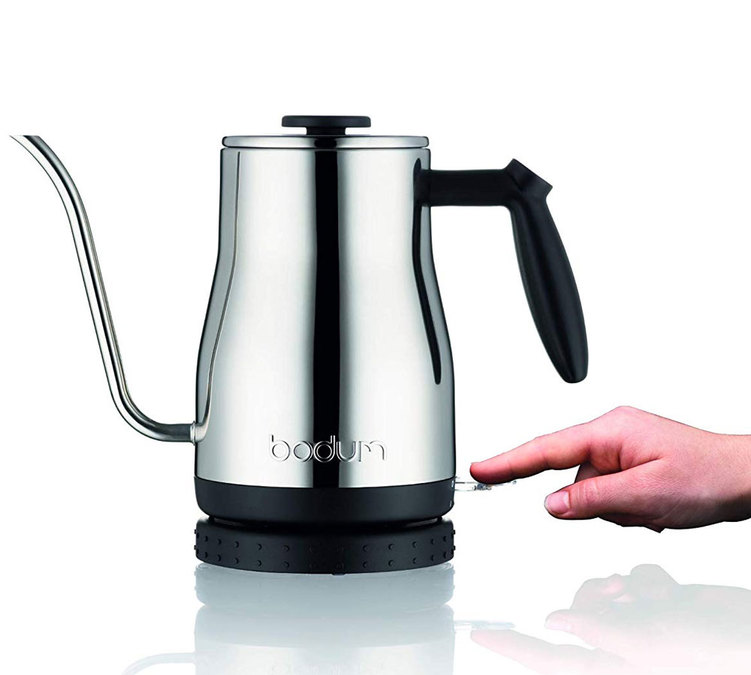 Bouilloire Bodum Bistro 1L Inox Brillant col de cygne