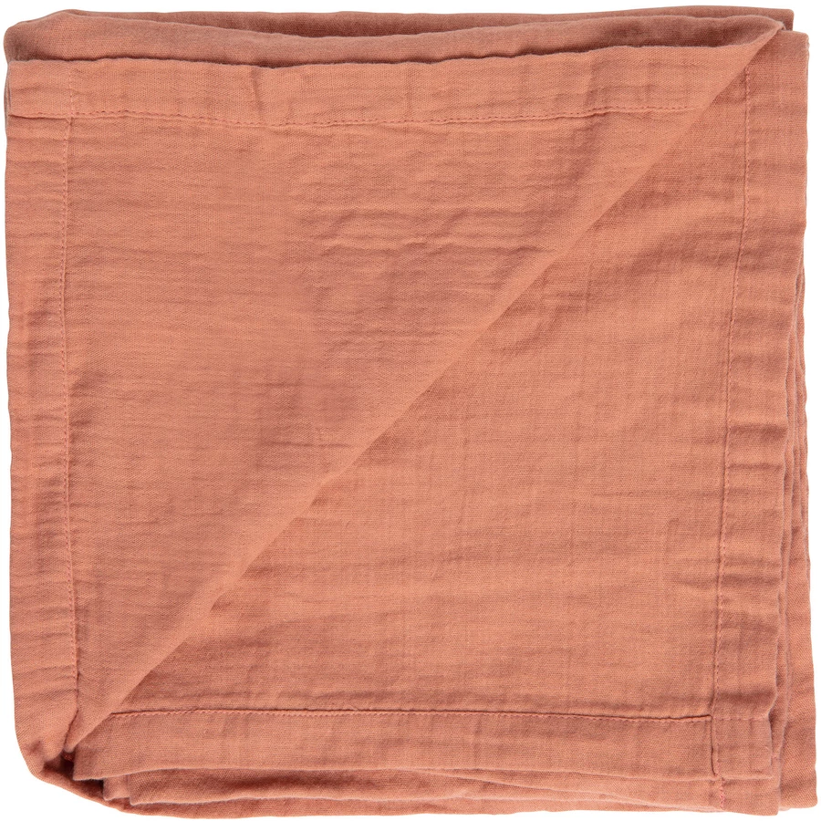 bébé jou® Mulltuch Pure Cotton Pink 110 x 110 cm