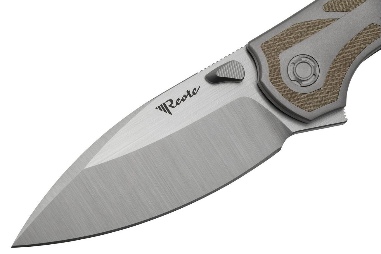 Reate Iron X, IRONX-GM Green Micarta, Kirby Lambert design