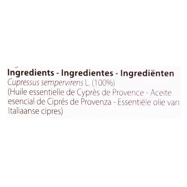 Óleo Essencial de Cipreste Pranarom da Provença 10ml