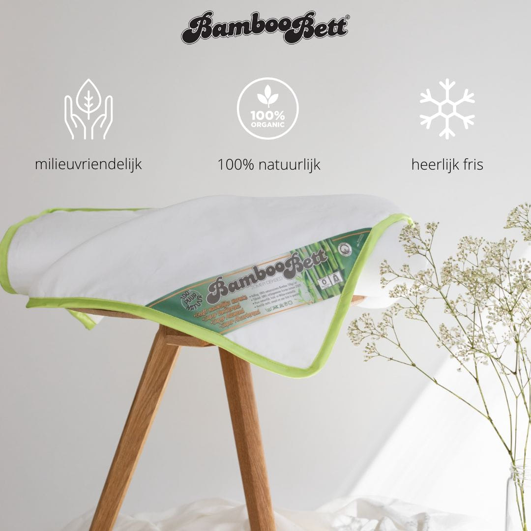 NachtrustOnline - Bamboe - Zomerdekbed - 140x220cm