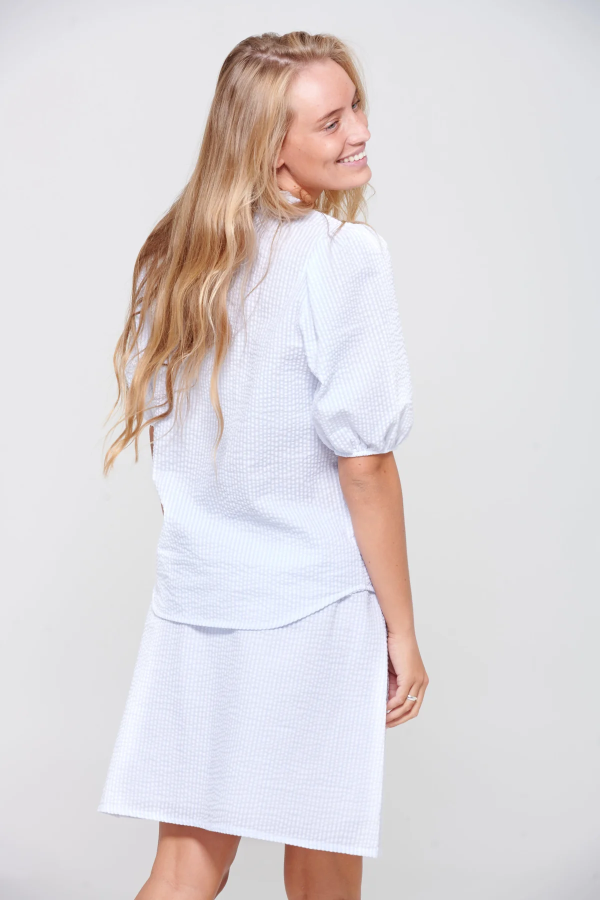 Noella Wakka Blouse Seersucker
