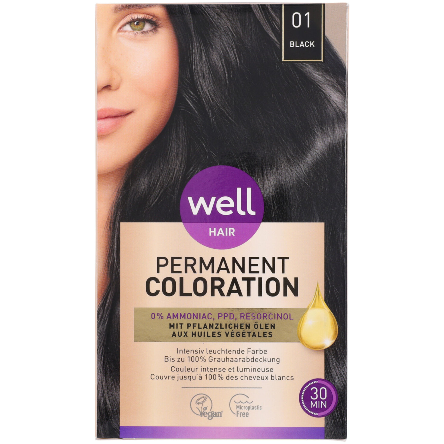 well Coloration Haarfärbung Schwarz