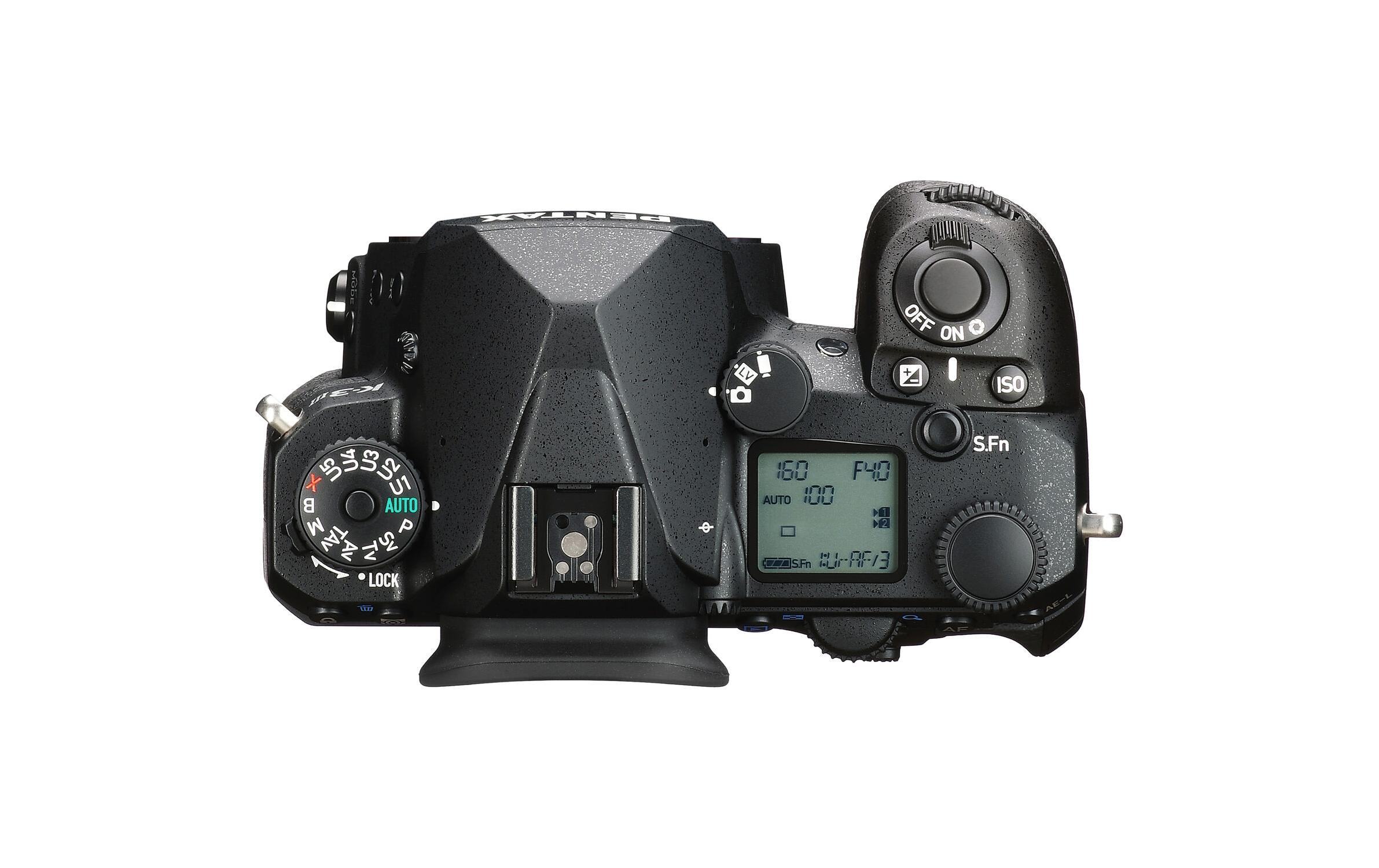 Fotokamera K-3 Mark III Body Schwarz<br>Robuste und wetterfeste Spiegelreflexkamera mit APS-C-Sensor