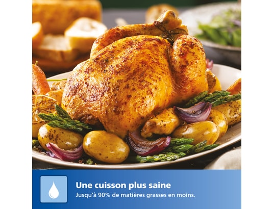 PHILIPS - Friteuse à air chaud HD9280/70 Air Fryer Connecté XL Série 5000