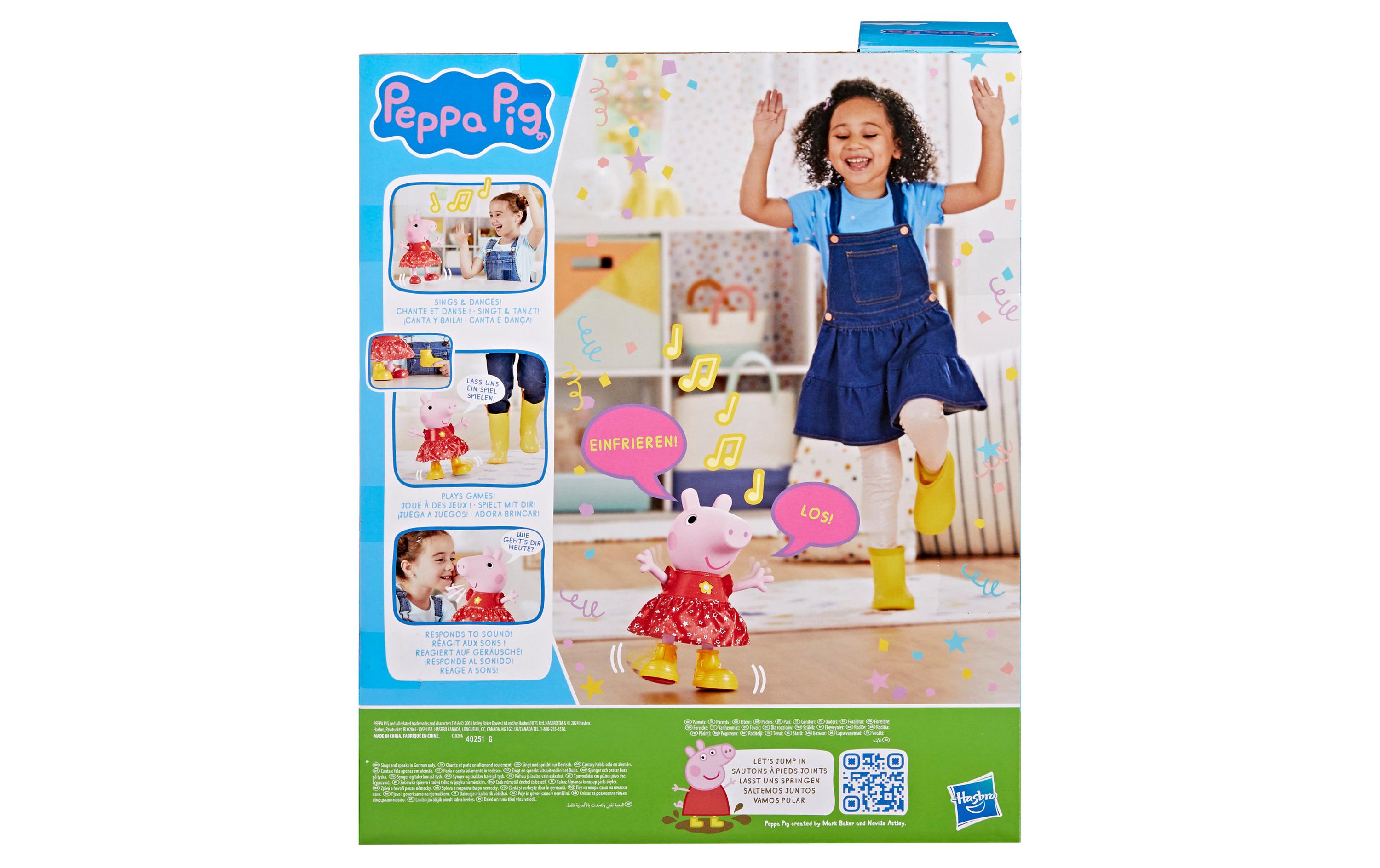 Spielfigurenset Peppas Matschepfützen-Party -DE-Interaktive Puppe mit Soundeffekten
