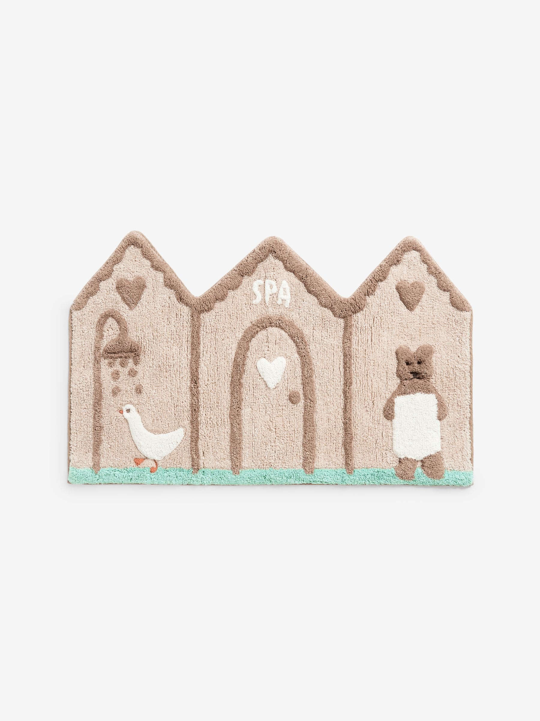 100% Cotton Bertie Bear Woodland Spa Mat