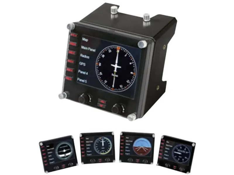 Saitek Pro Flight Instrument Panel - Instrumentpanel til flysimulator - kabling - for PC